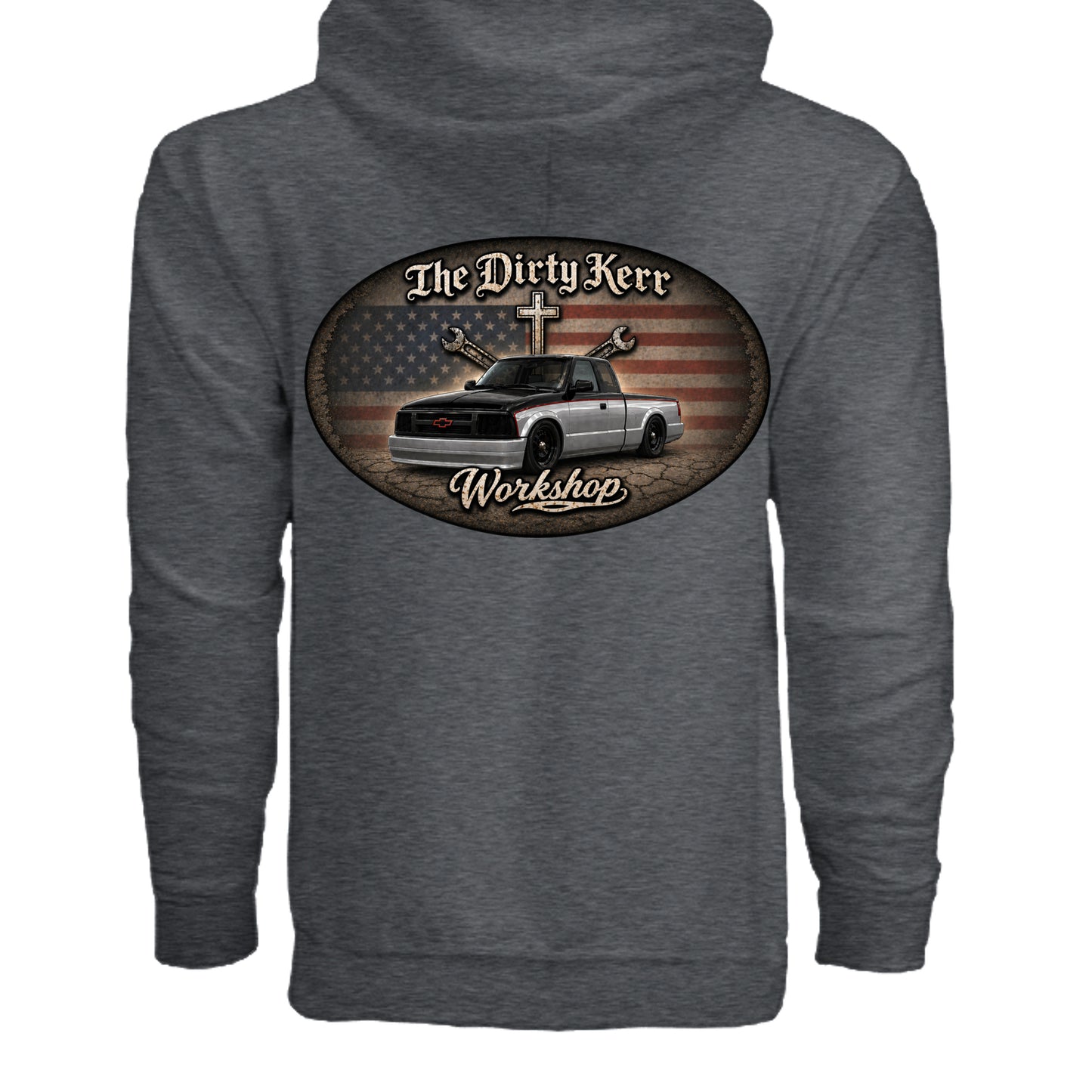 DARK HEATHER - G186 - BACK