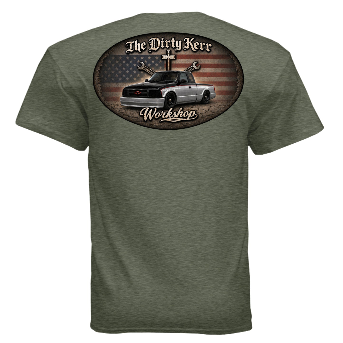 HEATHER MILITARY GREEN - G500 - BACK