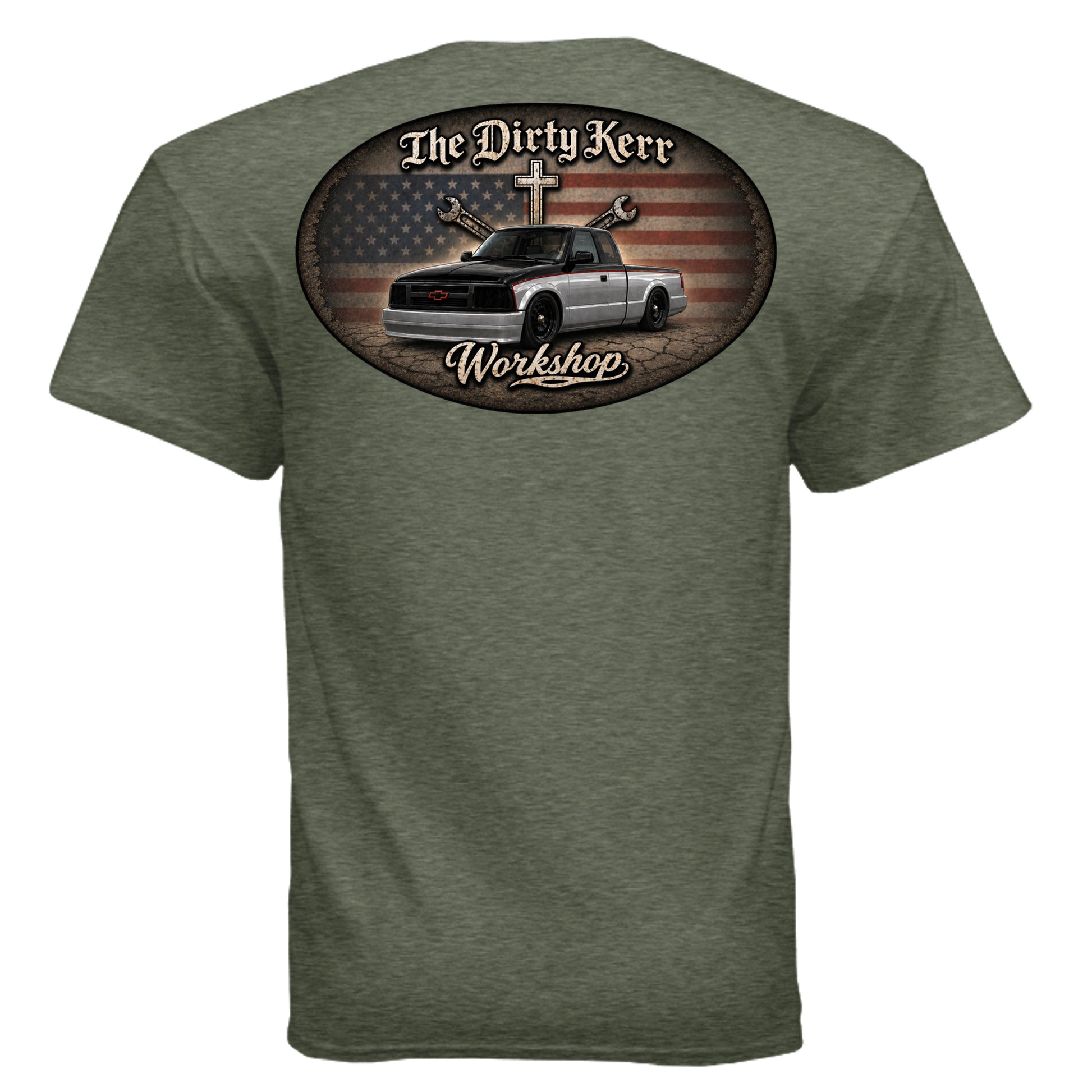 HEATHER MILITARY GREEN - G500 - BACK
